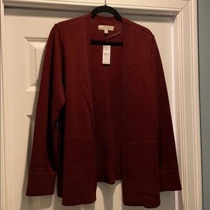 NWT maroon sweater from LOFT